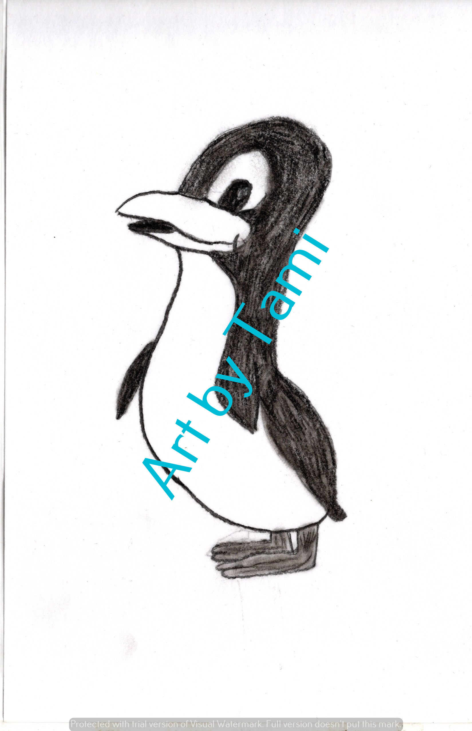 How to Draw a Penguin - Step-by-Step Easy Penguin Drawing Tutorial